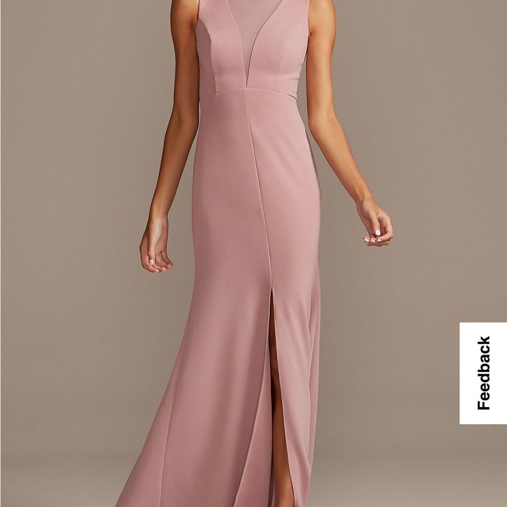 David’s Bridal New With Tags Size 4 Formal Dress. Dusty Rose Colored